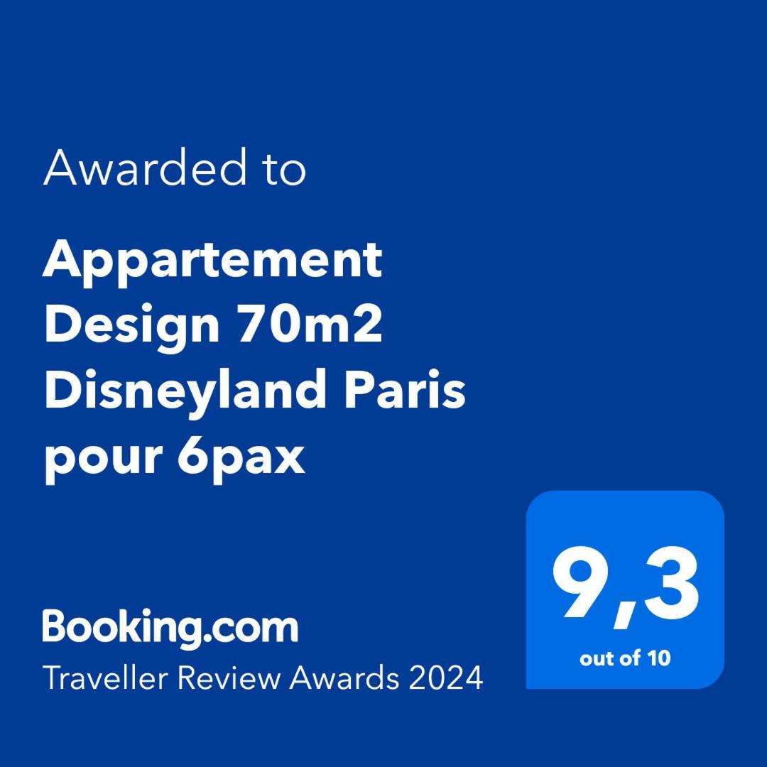 Luxueux Appartement Design 70M2 Disneyland Paris Pour 6Pax Chessy (Seine-et-Marne) Exterior foto